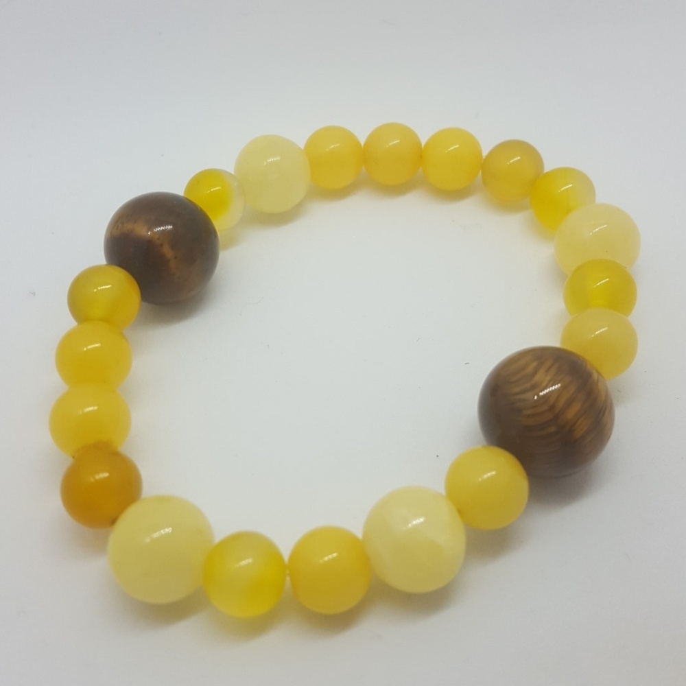 Citrine and Tiger's Eye bracelet
